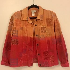 Ombré Denim Jacket